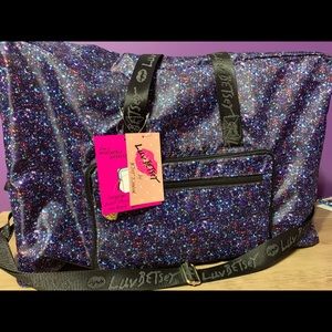 Betsey Johnson weekender bag
